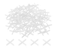 TA-VIGOR Lot de 1 600 entretoises de carrelage en forme de croix de 1,5 mm, outils de carrelage mural et de sol, entretoises réutilisables en plastique dur pour installation de dalles de mosaïque en