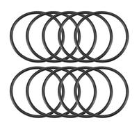 TA-VIGOR - Lot de 10 Joints Toriques en Nitrile (NBR) - 52 mm Ø Extérieur / 46 mm Ø Intérieur / 3 mm Épaisseur - Joints d'Étanchéité Métriques pour Tuyaux, Robinets, Automobile et Plomberie