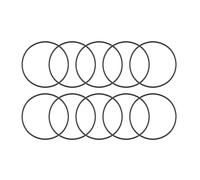 TA-VIGOR - Lot de 10 Joints Toriques en Nitrile (NBR) - 55 mm Ø Extérieur / 51 mm Ø Intérieur / 2 mm Épaisseur - Joints d'Étanchéité Métriques pour Tuyaux, Robinets, Automobile et Plomberie