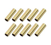 TA-VIGOR Lot de 10 tubes ronds en laiton - 9 mm de diamètre extérieur - 0,5 mm d'épaisseur - 30 mm de long - Haute résistance - Pour bricolage, jardinage, loisirs créatifs