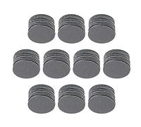 TA-VIGOR Lot de 100 disques de ponçage humides et secs de 25 mm, grain 400, 2,5 cm, papier abrasif électrostatique en carbure de silicium pour plantation