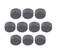 TA-VIGOR Lot de 100 disques de ponçage humides et secs, grain 180, 2,5 cm, papier de verre électrostatique pour plantation de sable en carbure de silicium