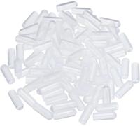 TA-VIGOR Lot de 100 embouts en caoutchouc souple et ronds de 5 mm ID - Cache-boulons en vinyle transparent pour vis, tubes, câbles, fils, etc