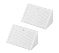 TA-VIGOR Lot de 100 équerres d'angle en plastique pour porte d'armoire 90 degrés 4 trous 42 x 20 x 20 mm avec capuchon pour renforcer les joints d'angle à angle droit des tiroirs et meubles