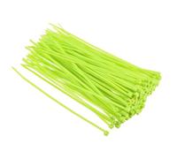 TA-VIGOR Lot de 120 attaches de câble en nylon vert fluo - 150 mm x 2,5 mm - Auto-bloquantes - Pour la gestion des câbles, la maison, le jardin, le bureau et le bricolage
