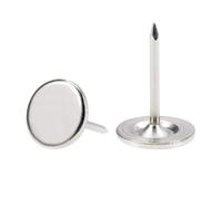 TA-VIGOR Lot de 150 punaises à tête plate résistantes, punaises décoratives pour mur, tableau en liège et tableau d'affichage - punaises pour meubles de 11 mm x 17 mm pour la maison, le bureau et