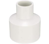 TA-VIGOR Lot de 2 raccords réducteurs DWV en PVC - 40 mm x 20 mm - Pour réducteur de conduit et systèmes de plomberie d'alimentation en eau - Blanc