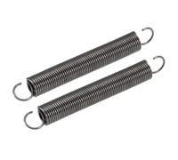 TA-VIGOR Lot de 2 ressorts de traction avec double crochet - Fil de 1 mm