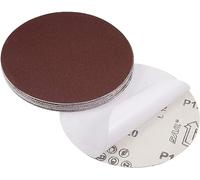 TA-VIGOR Lot de 20 disques abrasifs PSA de 150 mm, grain 120, 15,2 cm, disques abrasifs auto-adhésifs en oxyde d'aluminium pour ponçage du bois, de la peinture, du plastique et du métal