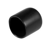 TA-VIGOR Lot de 20 embouts en caoutchouc - Embouts de vis ronds flexibles de 15 mm de diamètre interne - Cache-boulons en vinyle noir pour vis, tubes, câbles, fils, etc