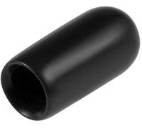 TA-VIGOR Lot de 20 embouts en caoutchouc ronds flexibles de 2,5 mm ID pour vis, tubes, câbles, fils, etc. Noir