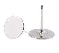 TA-VIGOR Lot de 20 punaises à tête plate résistantes, punaises décoratives pour mur, tableau en liège et tableau d'affichage - punaises pour meubles de 19 x 23 mm pour la maison, le bureau et