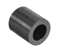 TA-VIGOR Lot de 250 rondelles d'espacement rondes en ABS, diamètre intérieur 5,2 mm, diamètre extérieur 9 mm L, 10 mm, noir non fileté, entretoises d'isolation pour vis électriques, interrupteur et
