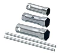 TA-VIGOR Lot de 3 clés à douille à bougie d'allumage, clé à double extrémité avec poignées en T, kit d'outils d'allumage en acier au carbone pour motoculteur automobile (16 mm, 17/19 mm, 21 mm)