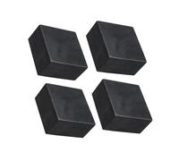 TA-VIGOR Lot de 4 patins anti-vibrations en caoutchouc 50 mm x 50 mm x 25 mm (LWT) - Tapis d'isolation antidérapant très résistant pour machine à laver, climatiseur, compresseur, sèche-linge et