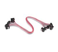 TA-VIGOR Lot de 5 câbles plats IDC à 6 broches, pas de 30 cm et 2,54 mm, connecteur femelle, haute tension 300 V