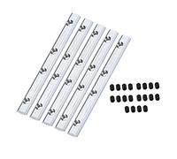 TA-VIGOR Lot de 5 connecteurs de ligne droite de 9,9 cm, 100 mm en aluminium avec vis pour série 2020, support de plaque plate à fente en T de 6 mm