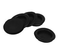 TA-VIGOR Lot de 5 œillets d'obturation en caoutchouc noir de 35 mm pour trous électriques pour fils, prises, trous de câbles, voiture, bateau, pompe, plomberie, câblage de câble