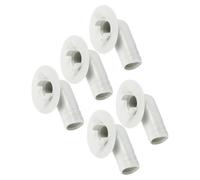 TA-VIGOR Lot de 5 raccords coudés pour tuyau de vidange de climatiseur 17 | Connecteur coudé de vidange PP de rechange pour tuyaux de vidange AC pour mini-fente