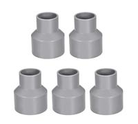 TA-VIGOR Lot de 5 raccords réducteurs DWV en PVC - 32 mm x 50 mm - Pour réducteur de conduit et systèmes de plomberie d'alimentation en eau - Gris