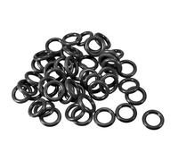 TA-VIGOR - Lot de 50 Joints Toriques en Nitrile (NBR) - 11 mm Ø Extérieur / 8 mm Ø Intérieur / 1,5 mm Épaisseur - Joints d'Étanchéité Métriques pour Tuyaux, Robinets, Automobile et Plomberie