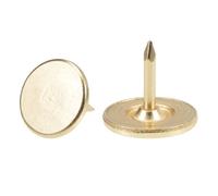 TA-VIGOR Lot de 50 punaises à tête plate résistantes, punaises décoratives pour mur, meuble, tableau en liège et tableau d'affichage - punaises pour tapissier de 11 mm x 10 mm pour la maison, le