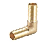 TA-VIGOR Raccord de tuyau coudé à 90 degrés en laiton cannelé de 12 mm pour air, eau, huile