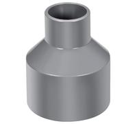 TA-VIGOR Raccord réducteur DWV en PVC - 32 mm x 63 mm - Adaptateur de raccord de tuyau pour réducteur de conduit et systèmes de plomberie d'alimentation en eau - Gris
