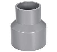 TA-VIGOR Raccord réducteur DWV en PVC - 50 mm x 75 mm - Adaptateur de raccord de tuyau pour réducteur de conduit et systèmes de plomberie d'alimentation en eau - Gris