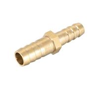 TA-VIGOR Réducteur de raccord cannelé droit en laiton, 10 mm à 8 mm, raccords réducteurs en laiton pour eau, gaz, huile, bateau, tuyau d'air