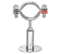 TA-VIGOR Support de tuyau réglable en acier inoxydable 304, support de serrage mural et de plafond pour tubes de 38 à 40 mm, collier de serrage robuste avec pièces de montage