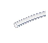 TA-VIGOR Tube en silicone souple de qualité alimentaire 4,8 mm ID x 8 mm OD, 1 m de long, tuyau d'eau et d'air pour pompe de transmission, transparent