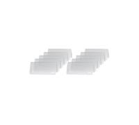 ta138 lot de 10 présentoirs de table chevalets transparent