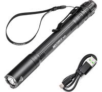Ta22 Lampe Torche Tactique Rechargeable 850 Lumens Led Haute Luminosité, Étanche Ipx8 Et Résistante Aux Chocs, Lampe Stylo De Poche Avec Clip Pour Utilisation D'Urgence Edc Autodéfense