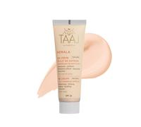 TAAJ | BB Crème Éclat de Safran Naturel SPF 20 - KERALA | BB crème teint unifié, Éclat ravivé, Fini lumineux | Safran Indien, Mûrier Blanc, Camomille | Vegan, Cruelty Free, Fabriqué en France | 50 ml