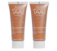 TAAJ | Gelée de Douche Jasmin Abhyanga | Vertus Anti-Oxydant | Nettoie la Peau en Douceur | La peau est Délicatement Parfumée | Fabriqué en France | Vegan | CrueltyFree | Lot de 2x 200ml