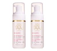 TAAJ | Mousse Micellaire HIMALAYA | Nettoie, Démaquille & Élimine les impuretés | Peau Propre, Douce & Souple | Propriétés Apaisantes | Teint Frais & Lumineux | Vegan & Cruelty Free | Lot de 2x 150 ml