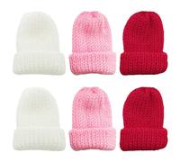 Taasmoog Lot de 6 cache-œufs en tricot - Pour table de petit-déjeuner - Cadeau idéal