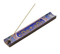 Taasmoog Porte-encens en céramique fait à la main avec double dragon de 22,6 cm de long