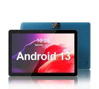 Tab 10 Pro Tablet 10 inch Android 13 Tablet, 64GB ROM, Quad Core 1.6 GHz Processor, 512GB Expandable, Dual WiFi, 1280 * 800HD IPS Screen, 6000mAh Battery, Dual Camera