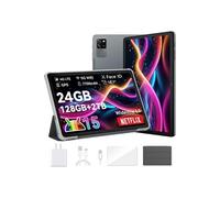 Tab 60 Pro Tablette Tactile 10.1 HD+ IPS Android 14,24Go+128Go/SD 1 To,5100mAh(10W) Wifi 5, Mode PC Dual SIM - Gris