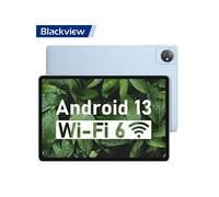 Blackview Tab 70 WiFi Tablette Tactile 10.1 pouces HD+ IPS Android 13 2.4G+5G WiFi 6, RAM 8 Go ROM 64 Go/SD 1 To 6580mAh - Bleu Bleu crépusculaire