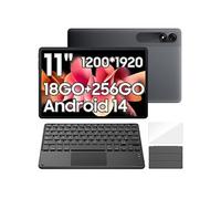 Tab 9 WiFi Tablette Tactile 10.95 1200*1920 1080P Android14 18Go+256Go/SD 1To 8200mAh Mode PC WPS Gris Avec Clavier K1