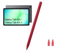 Tab A11+ Stylet pour Samsung Galaxy Tab A11/A9/A9+Plus Tablette Android Charge rapide, stylet S précis pour écrans tactiles (Rouge)