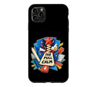 Tab Pull Calm Mécanisme Pop-Up en Papier Coque pour iPhone 11 Pro Max