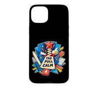 Tab Pull Calm Mécanisme Pop-Up en Papier Coque pour iPhone 15 Plus