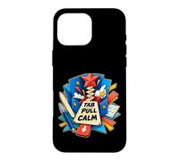 Tab Pull Calm Mécanisme Pop-Up en Papier Coque pour iPhone 16 Pro Max