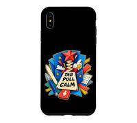 Tab Pull Calm Mécanisme Pop-Up en Papier Coque pour iPhone XS Max