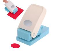 Tab Punch - ABS And Stainless Steel 9.2cm, Oval Hole Maker, Portable Craft Tool | Paper Puncher For Card, Scrapbooking, Tag, Binder, Journal, Planner, Kids, Home, On-the-go Crafting