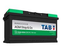 Tab Start Stop Agm Ag95 Batterie Voitures, 12 V 95Ah 850 Amps (En)